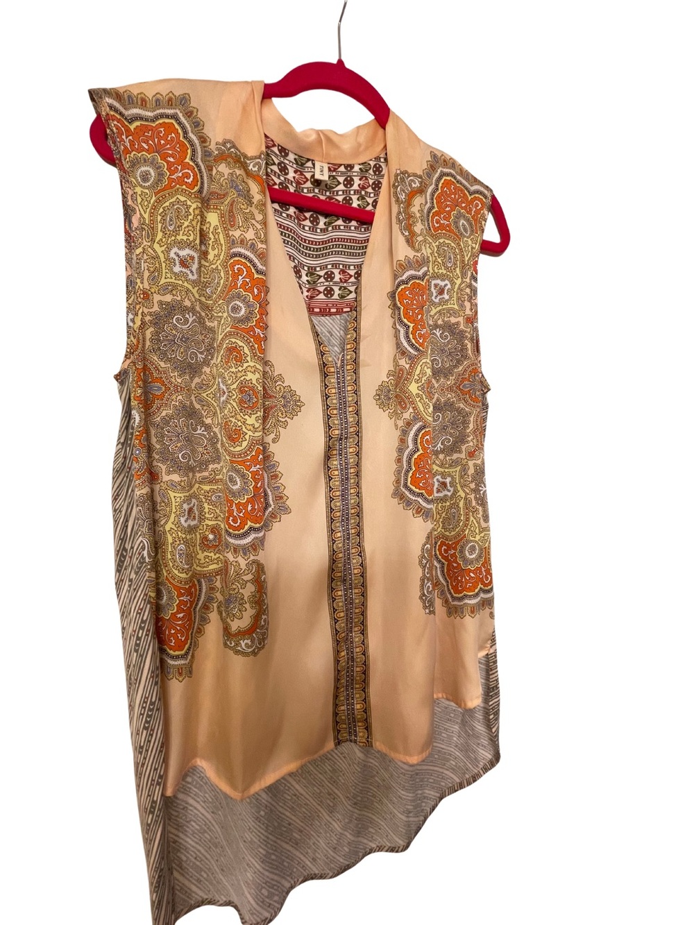 Tiny by Anthropologie Paisley V-Neck Sunset Top